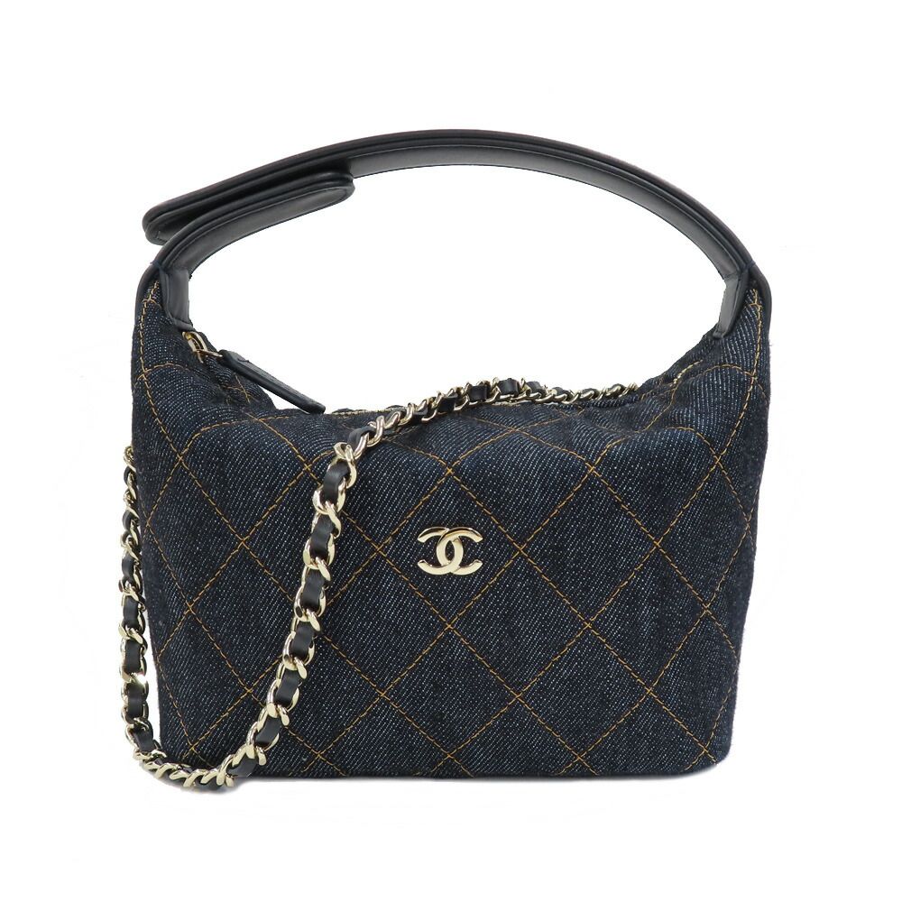 Chanel Classic Chain Clutch Pre Collection Denim