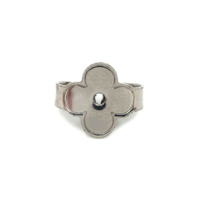 Louis Vuitton Iconic Strass LV Earrings One Side Silver — view 6