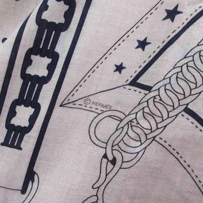 Hermes Carre Morning Walk la Promenade du Matin Large Shawl Cashmere Silk Blend — view 8