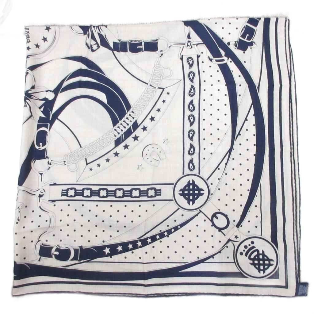 Hermes Carre Morning Walk la Promenade du Matin Large Shawl Cashmere Silk Blend — view 3
