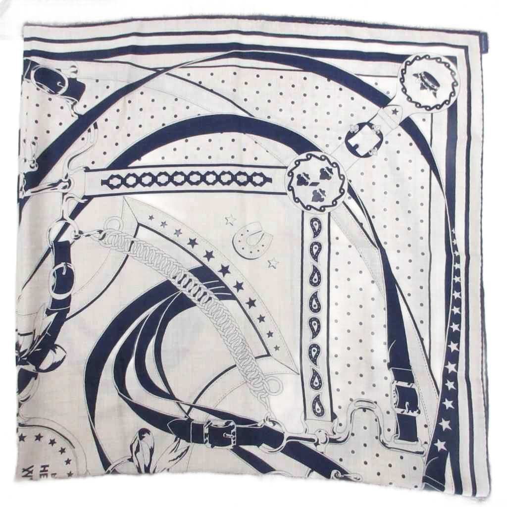 Hermes Carre Morning Walk la Promenade du Matin Large Shawl Cashmere Silk Blend — view 4
