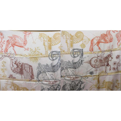 Hermes Carre 90 Double Face Della Cavalleria Favolosa Reversible Scarf Shawl — view 3