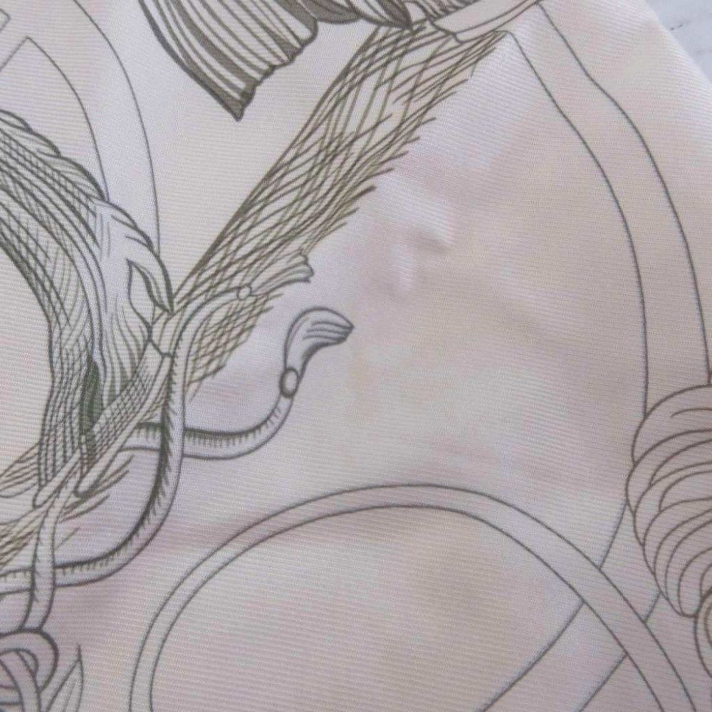 Hermes Carre 90 Double Face Della Cavalleria Favolosa Reversible Scarf Shawl — view 9