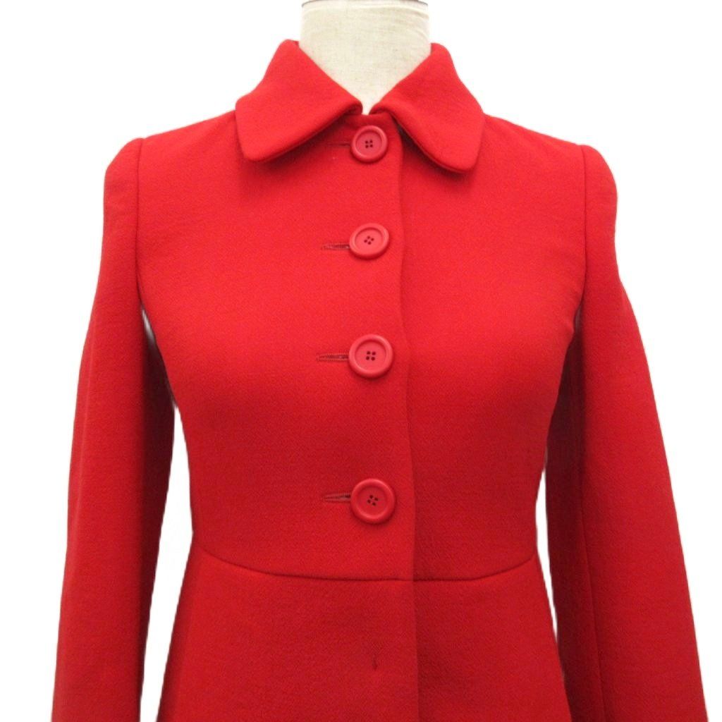 Miu Miu Miu Che Star Coat Long Length Wool 36 — view 4