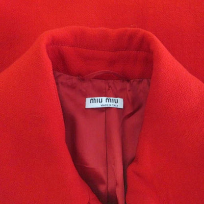 Miu Miu Miu Che Star Coat Long Length Wool 36 — view 6