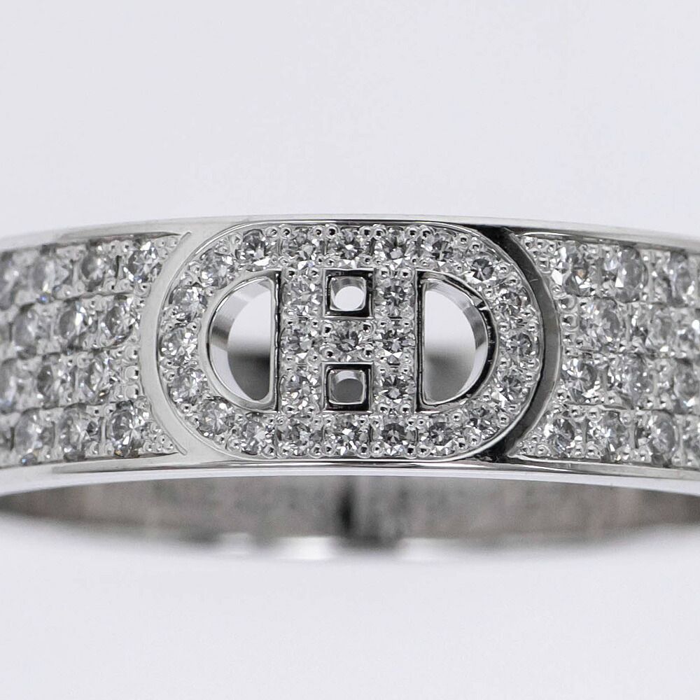 Hermes Ring D'ancre 18k White Gold Full Diamond — view 7
