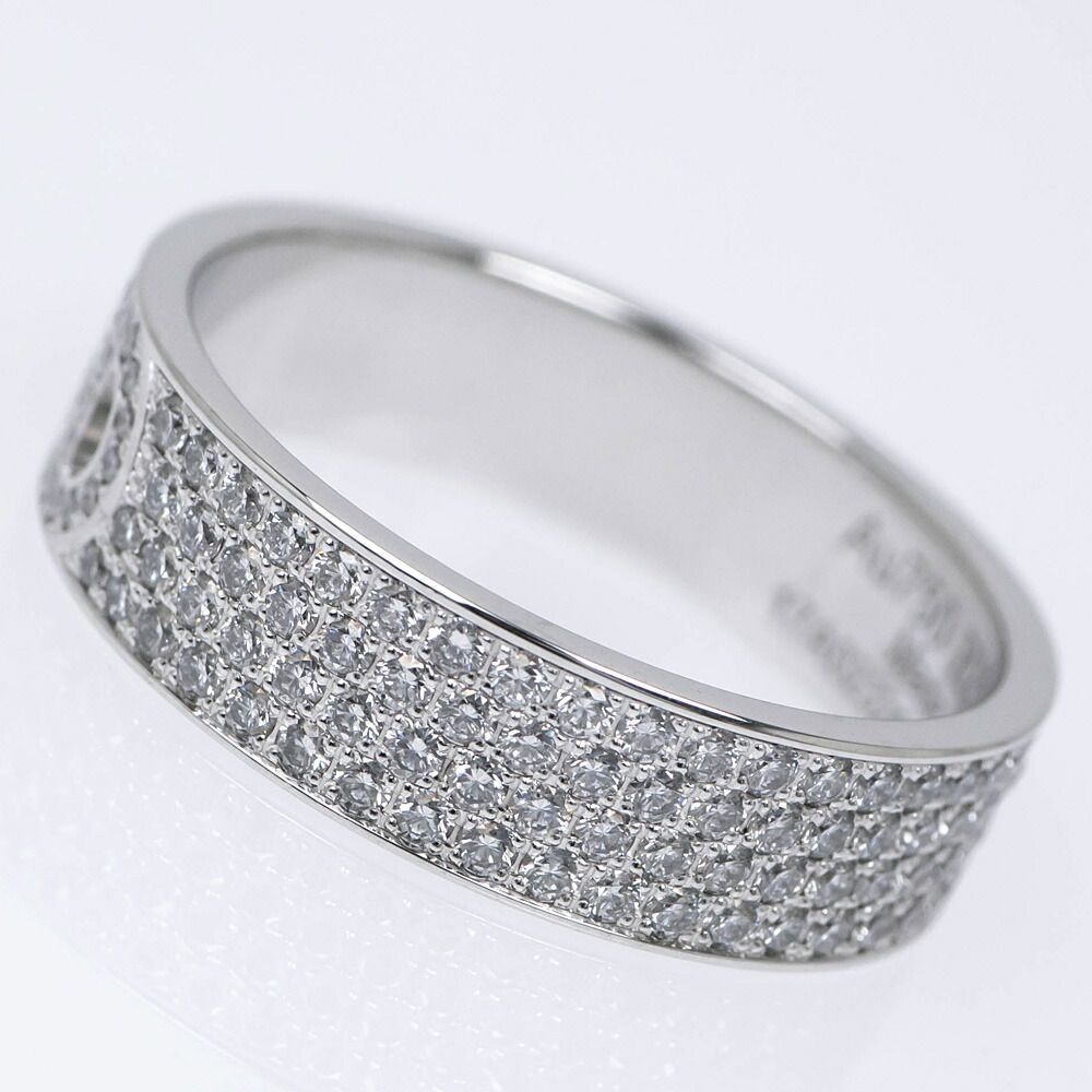 Hermes Ring D'ancre 18k White Gold Full Diamond — view 3