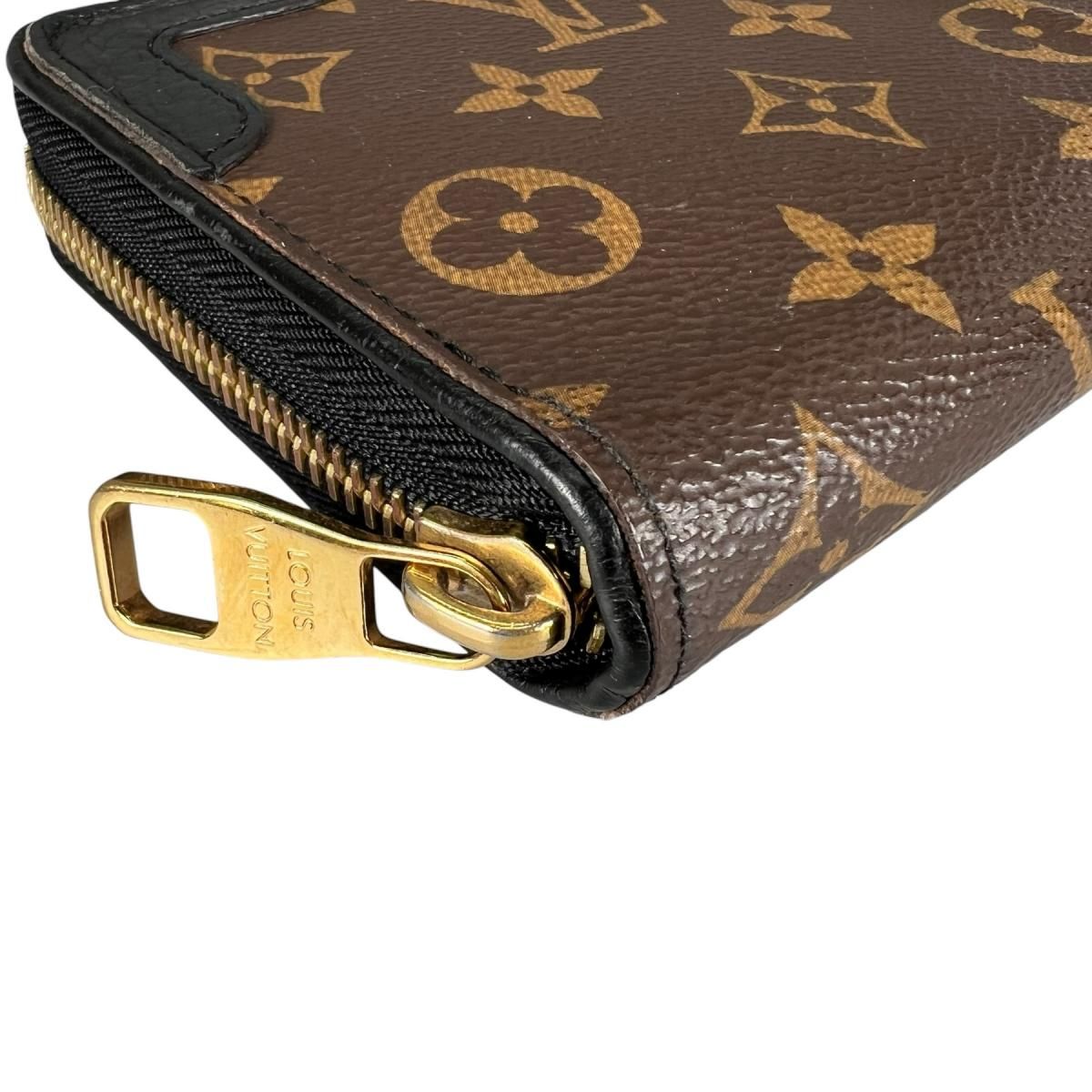 Louis Vuitton Monogram Zippy Wallet Noir — view 6
