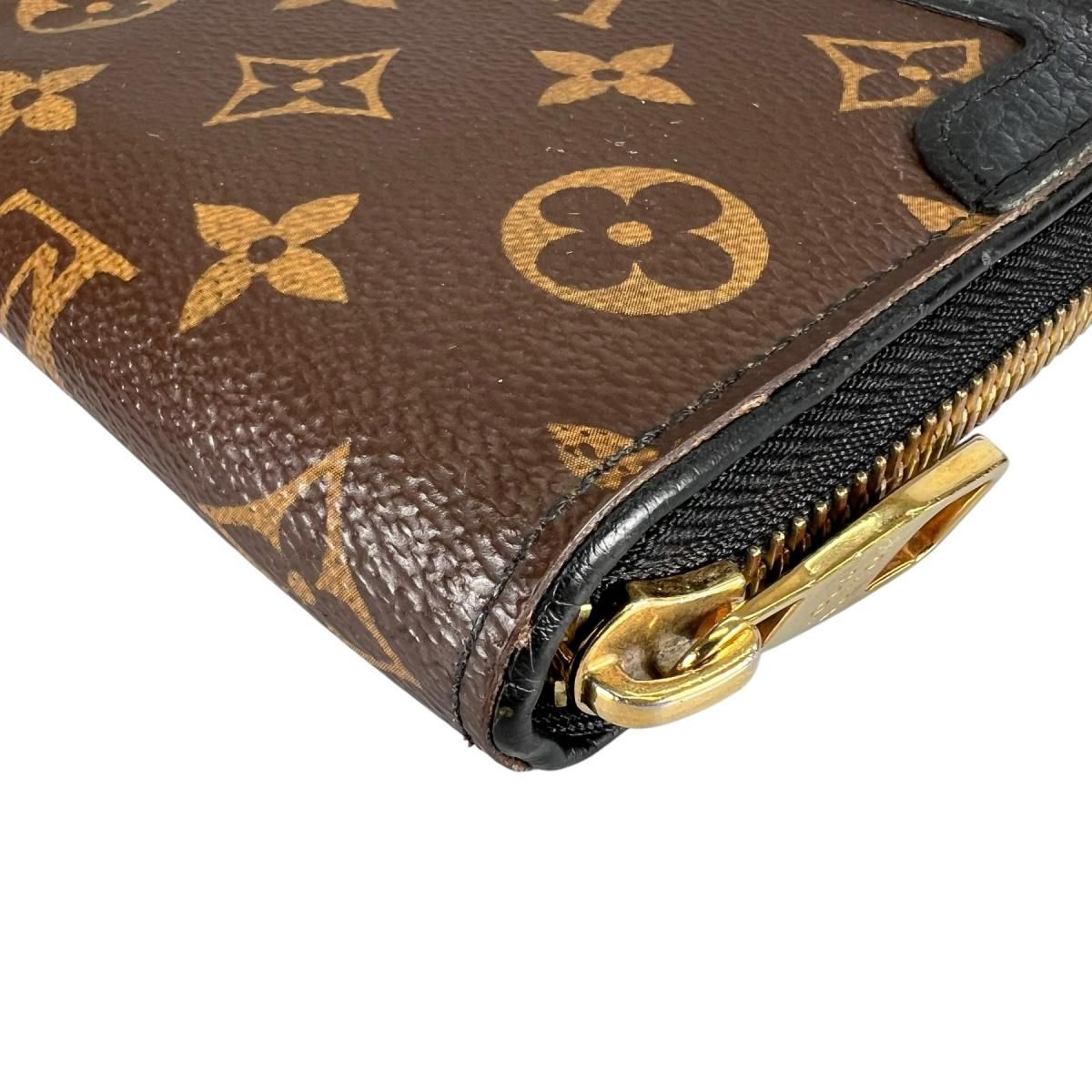 Louis Vuitton Monogram Zippy Wallet Noir — view 7