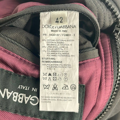 Dolce & Gabbana Coat 42 M Black Long Sleeve Winter — view 4