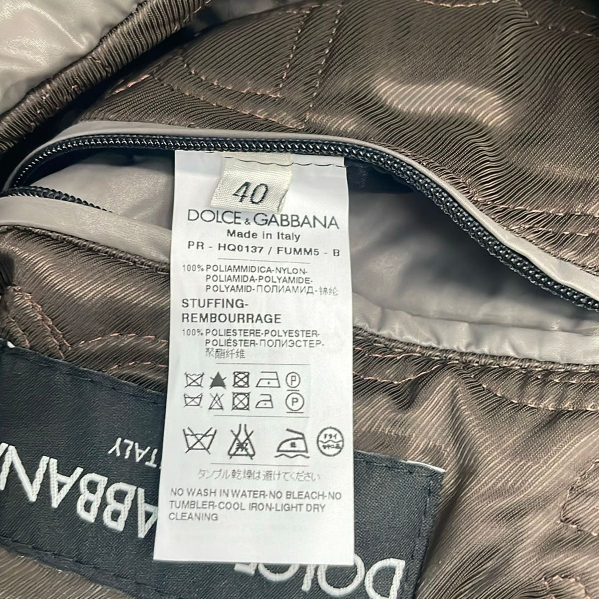 Dolce & Gabbana Coat 40 M Gray Long Sleeve Winter — view 4