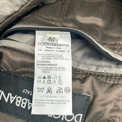 Dolce & Gabbana Coat 40 M Gray Long Sleeve Winter — view 4
