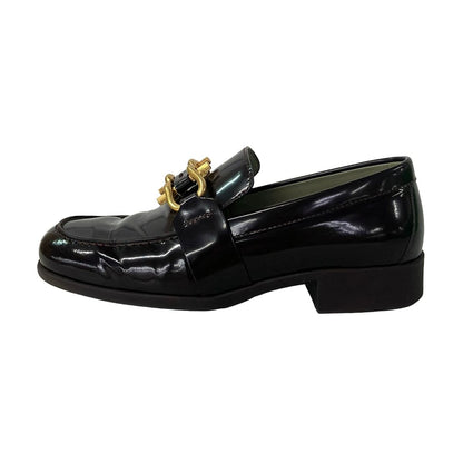 Bottega Veneta Loafers 35.5 Bordeaux Gold Monsieur Leather
