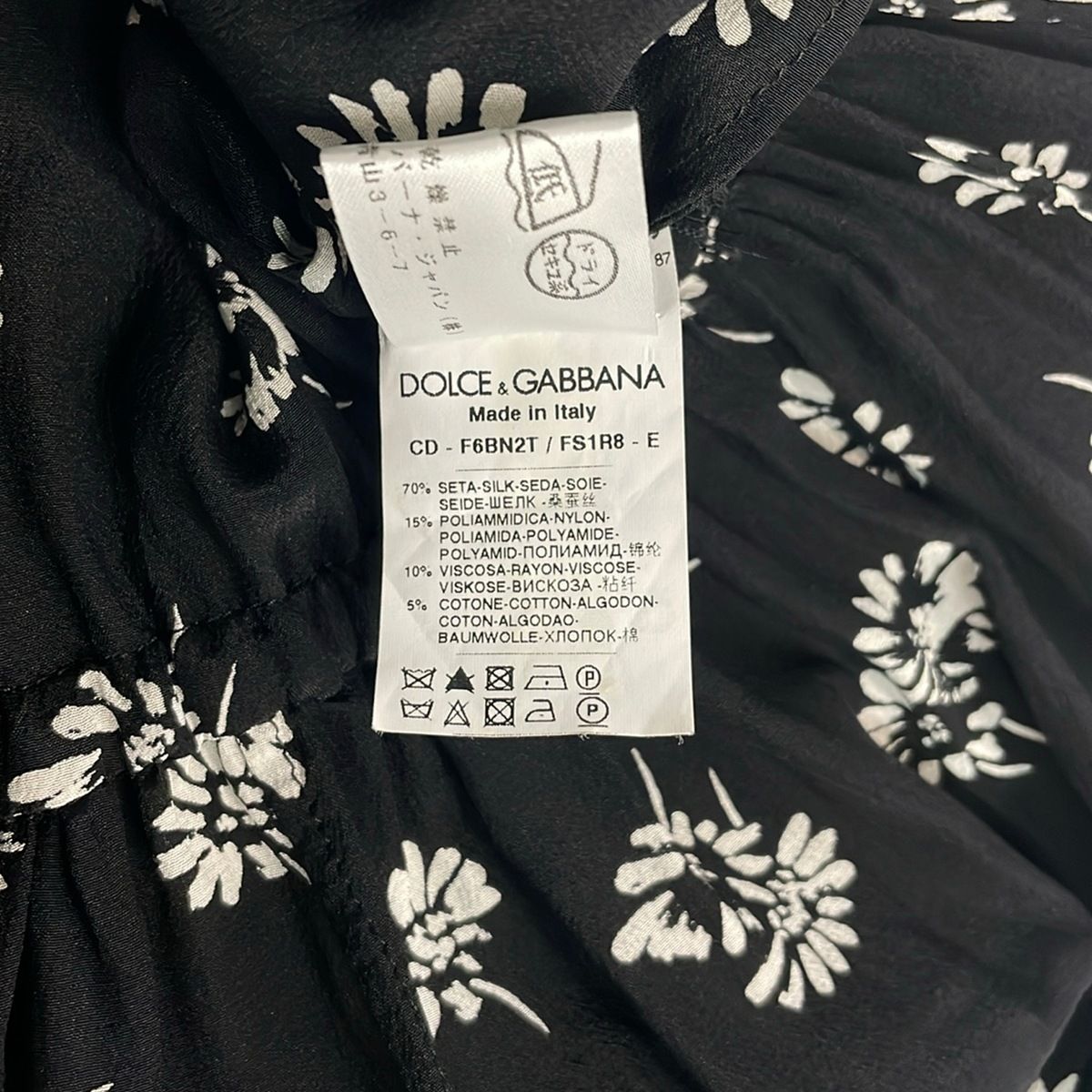 Dolce & Gabbana Dress 38 S Black Light Gray — view 4