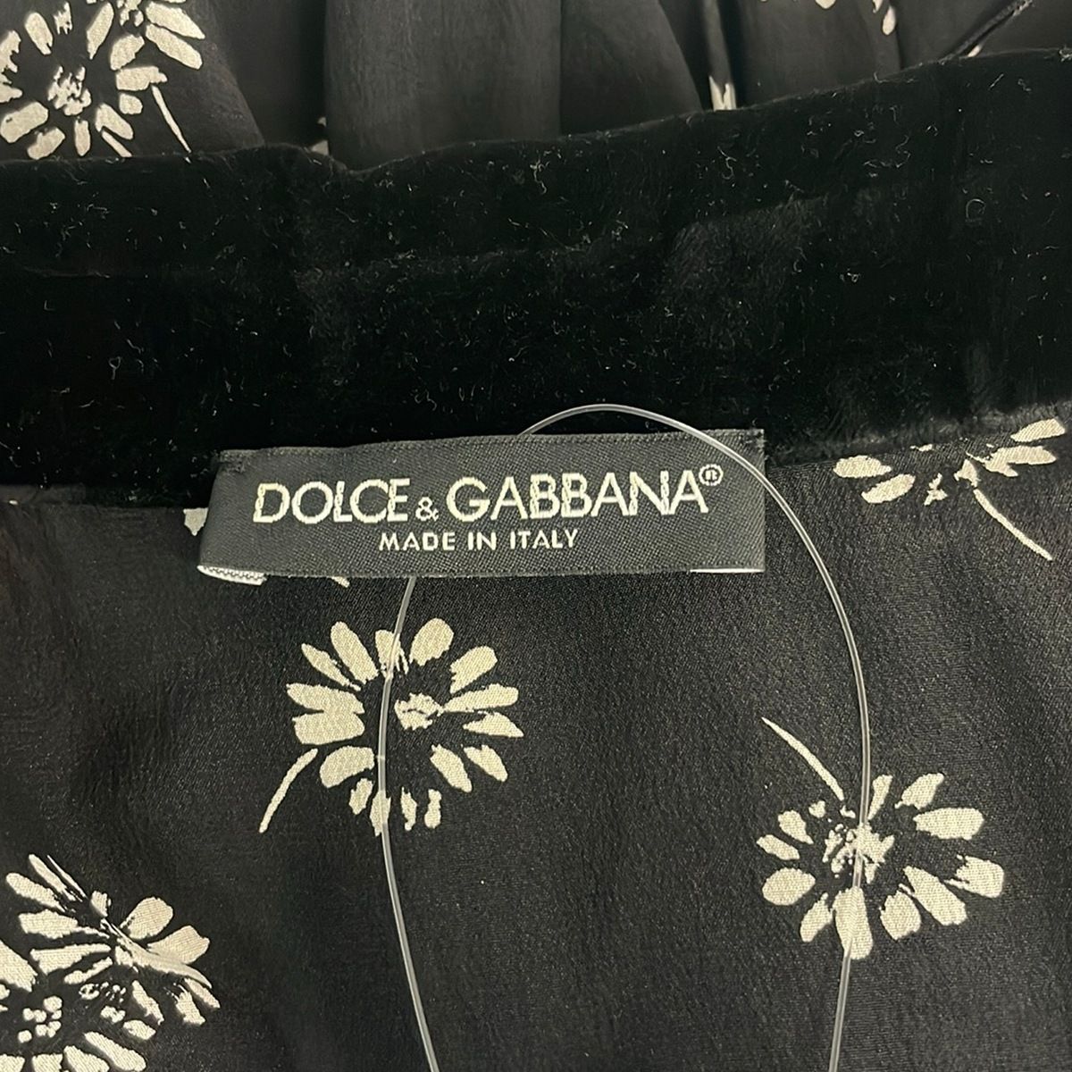Dolce & Gabbana Dress 38 S Black Light Gray — view 3