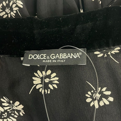 Dolce & Gabbana Dress 38 S Black Light Gray — view 3