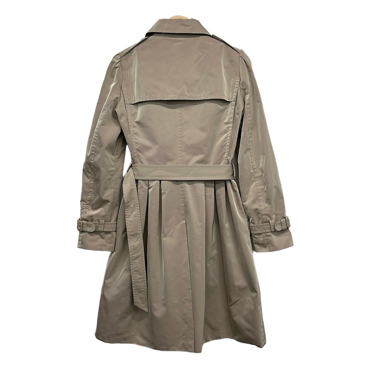 Dolce & Gabbana Coat 38 S Gray Beige Long Sleeve Spring Autumn — view 2