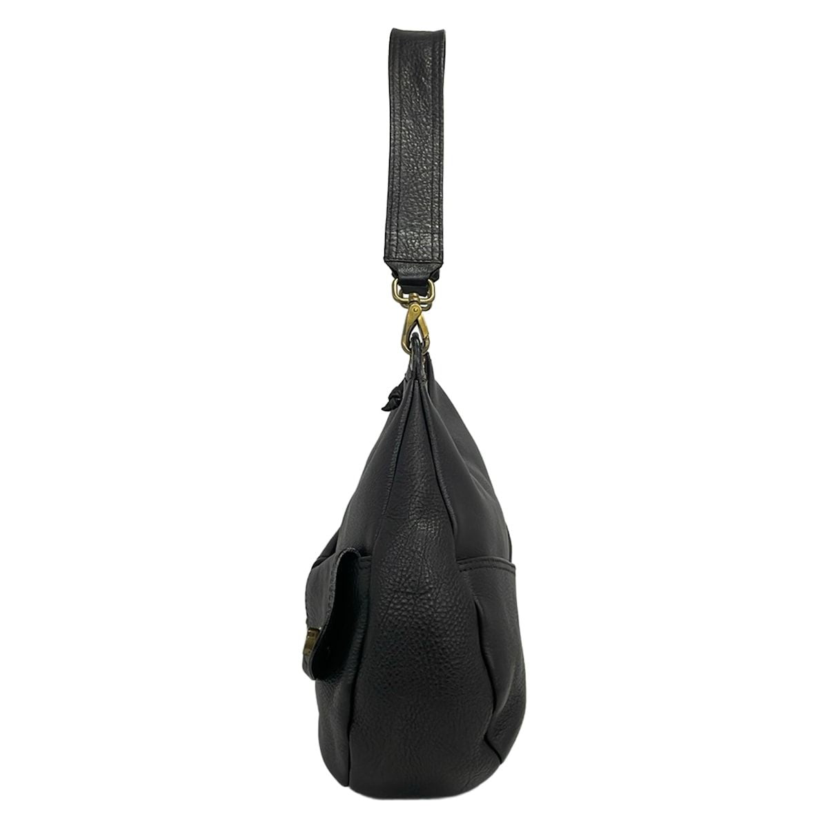 Miu Miu Shoulder Bag Dark Brown Leather — view 2