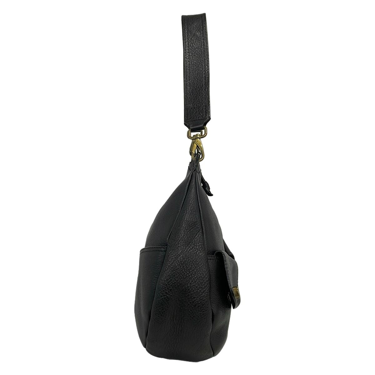 Miu Miu Shoulder Bag Dark Brown Leather — view 4