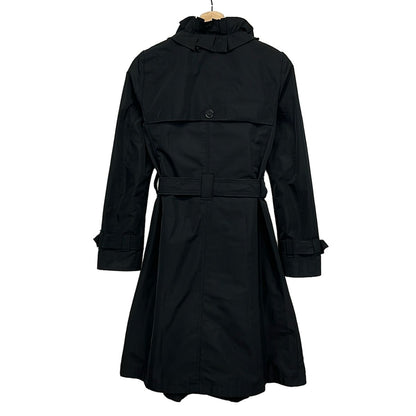 Dolce & Gabbana Coat 36 S Black Long Sleeve Ruffles — view 2