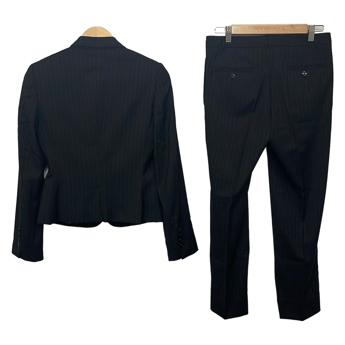 Dolce & Gabbana Pants Suit Black Brown Striped Shoulder — view 2