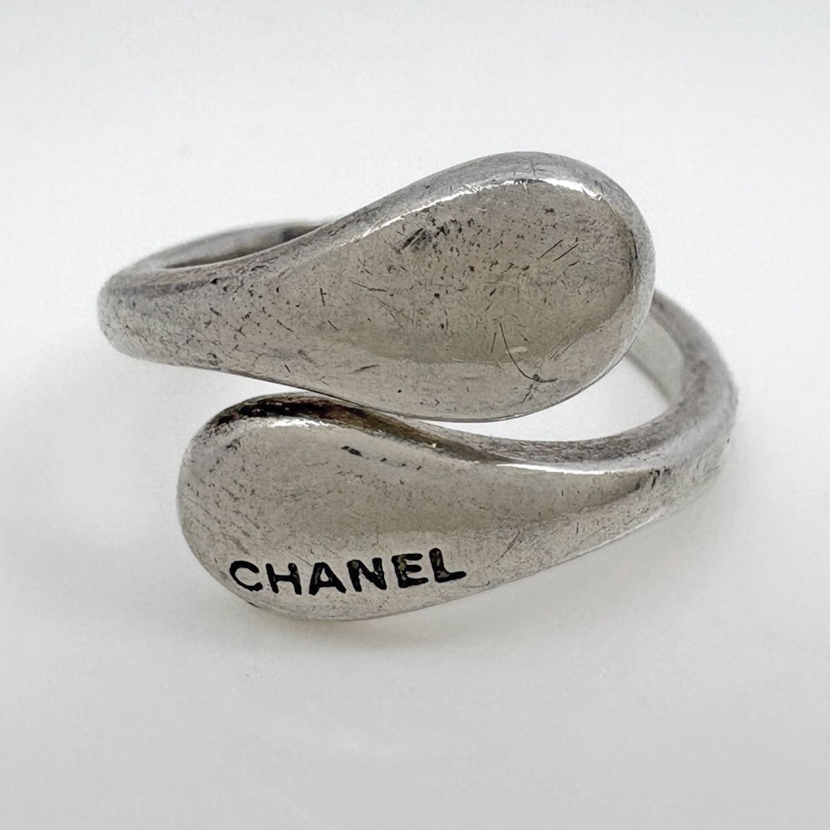 Chanel Logo Ring .5 925 Sterling Silver — view 2