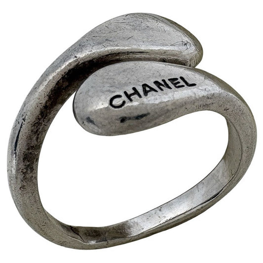 Chanel Logo Ring .5 925 Sterling Silver