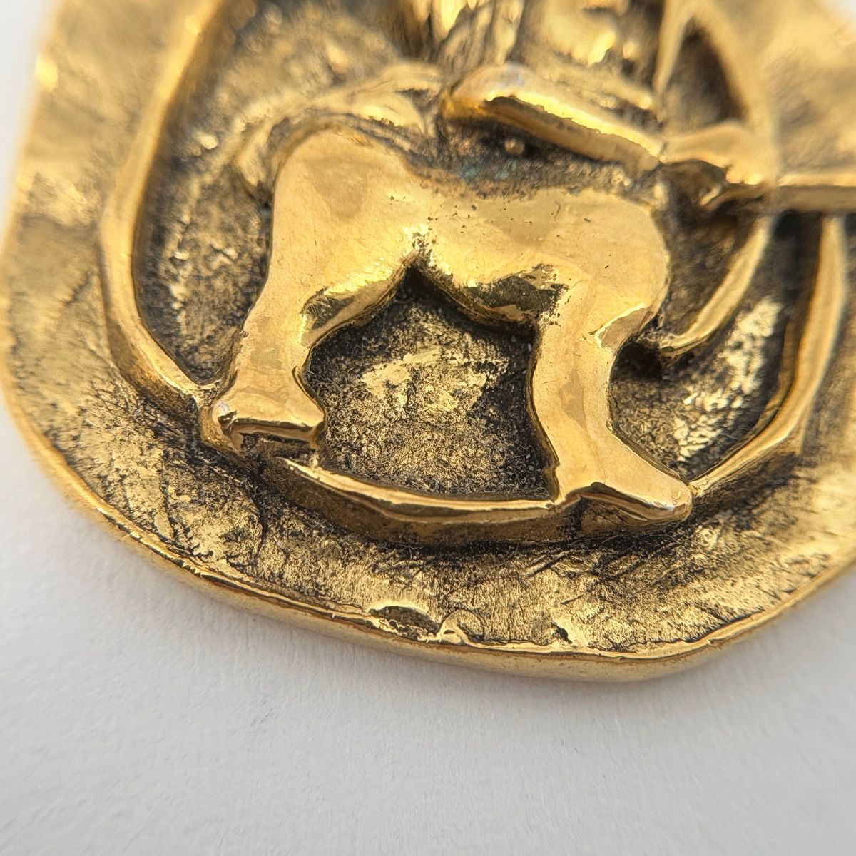 Chanel Logo Chain Necklace Centaur Gold Plated — view 4