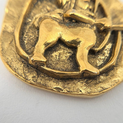 Chanel Logo Chain Necklace Centaur Gold Plated — view 4