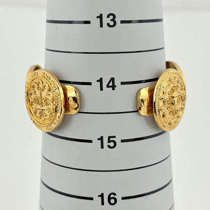 Chanel CC Logo Bangle Gold Plated Bracelet — view 7
