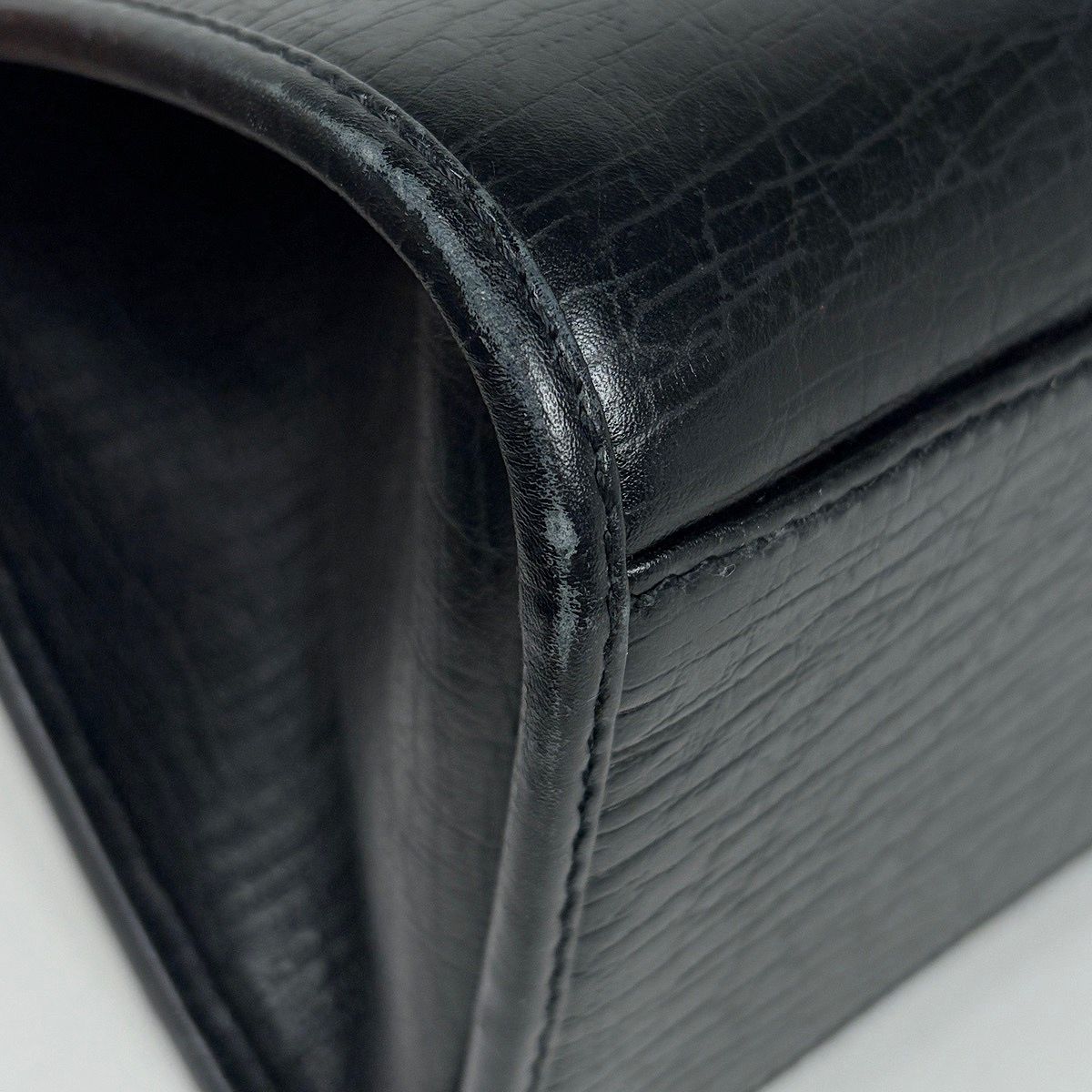 Gucci Jackie Line Shoulder Bag Leather Black — view 3