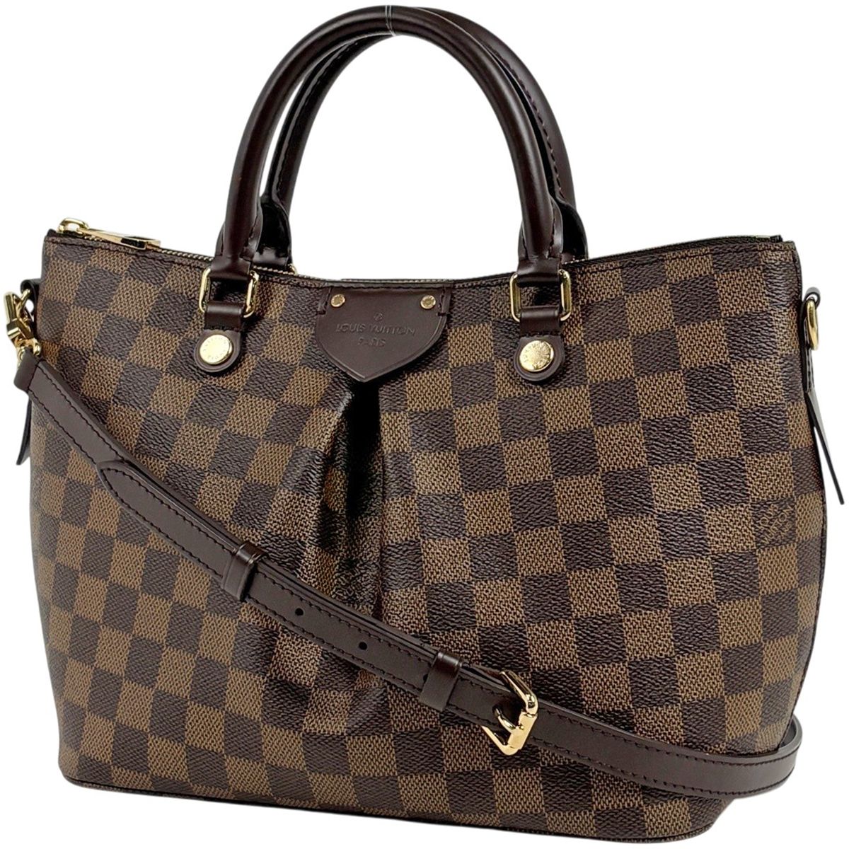Louis Vuitton Sienna PM Shoulder Bag Crossbody 2-Way Damier Brown