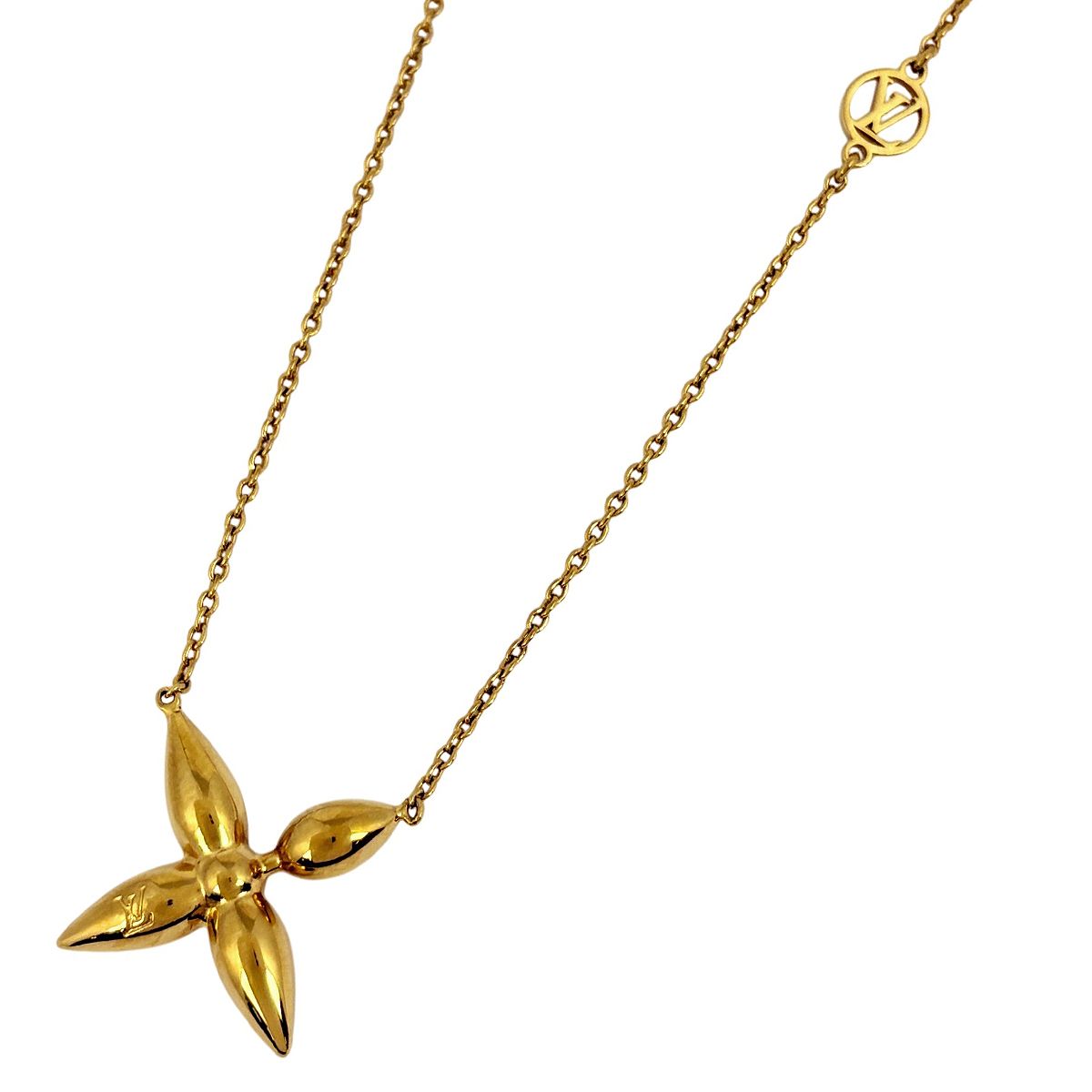 Louis Vuitton Collier Necklace Gold Plated