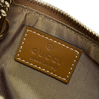 Gucci Coin Case GG Supreme Beige Dark Brown Multi So Inji Collaboration Heart — view 4