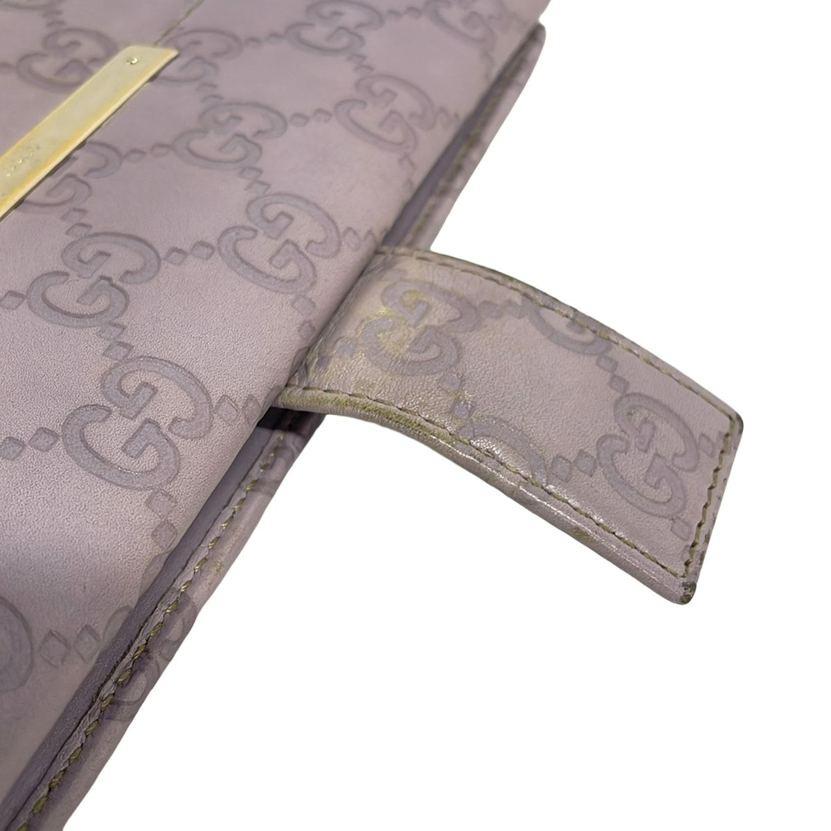 Gucci Wallet Metal Barguccissima Line Purple Leather — view 9
