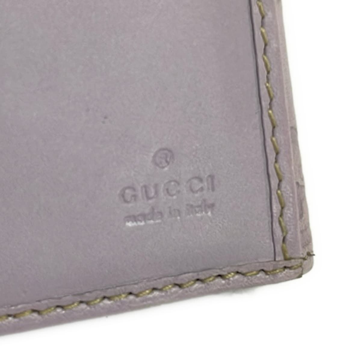 Gucci Wallet Metal Barguccissima Line Purple Leather — view 5