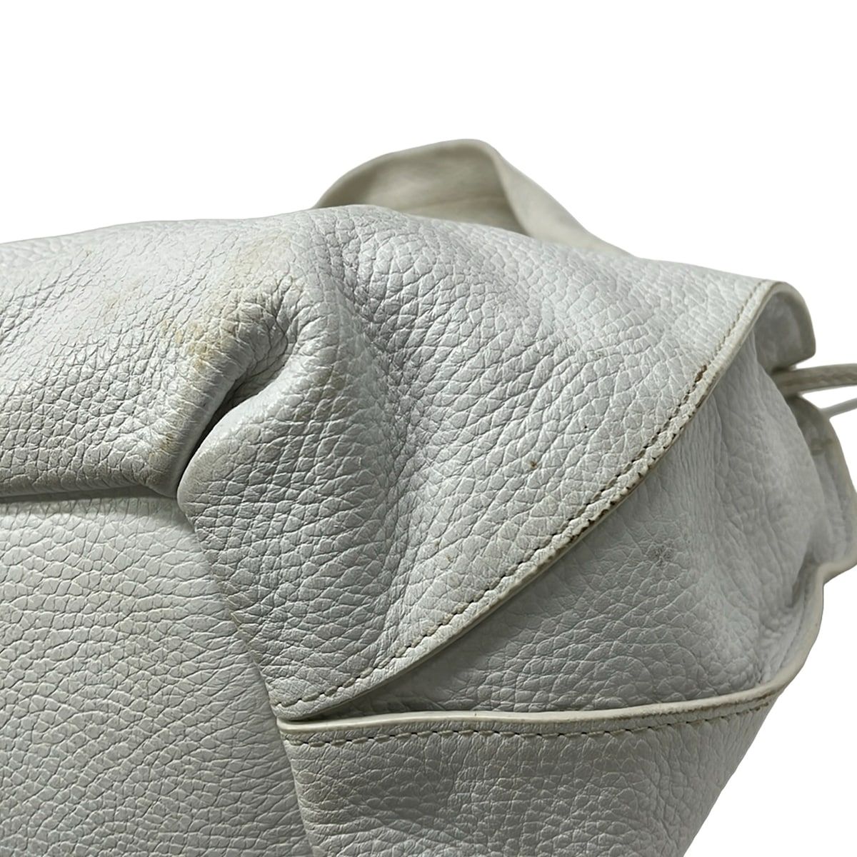 Celine Handbag Bittersweet White Leather — view 6