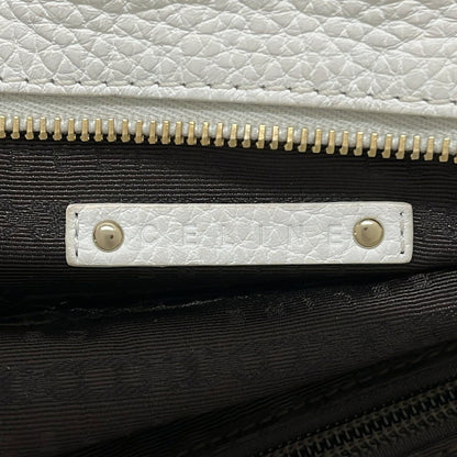 Celine Handbag Bittersweet White Leather — view 9