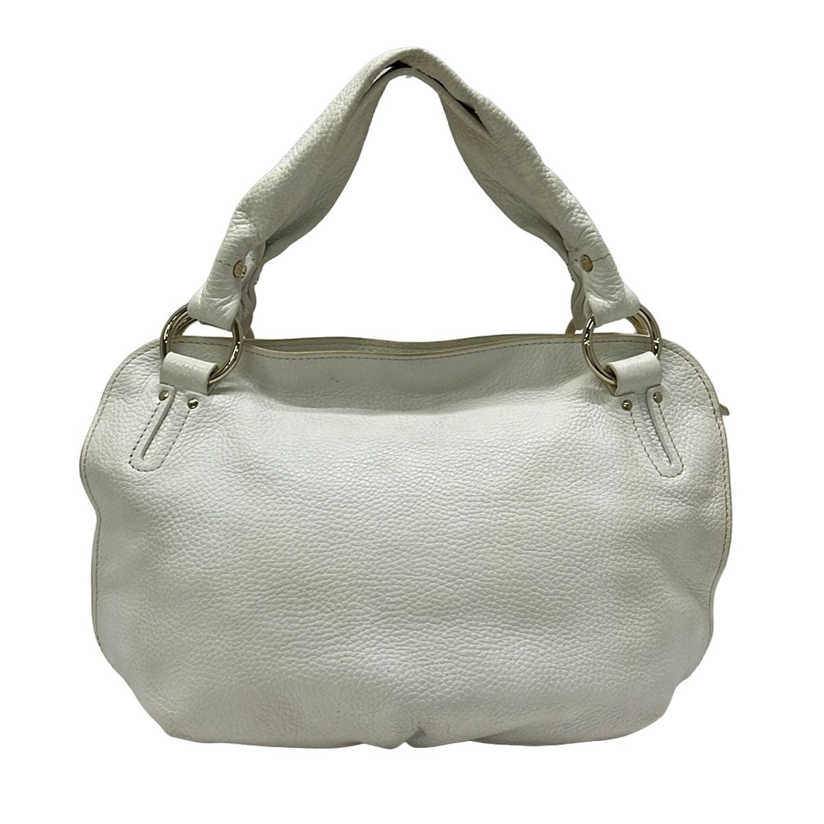 Celine Handbag Bittersweet White Leather — view 3