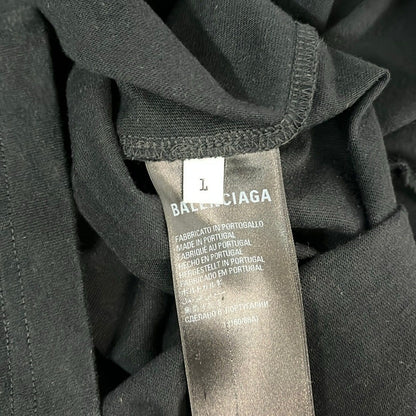 Balenciaga Short Sleeve T-Shirt 1 S Black White Crew Neck Embroidery Adidas — view 5