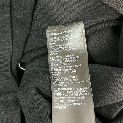 Balenciaga Short Sleeve T-Shirt 1 S Black White Crew Neck Embroidery Adidas — view 4