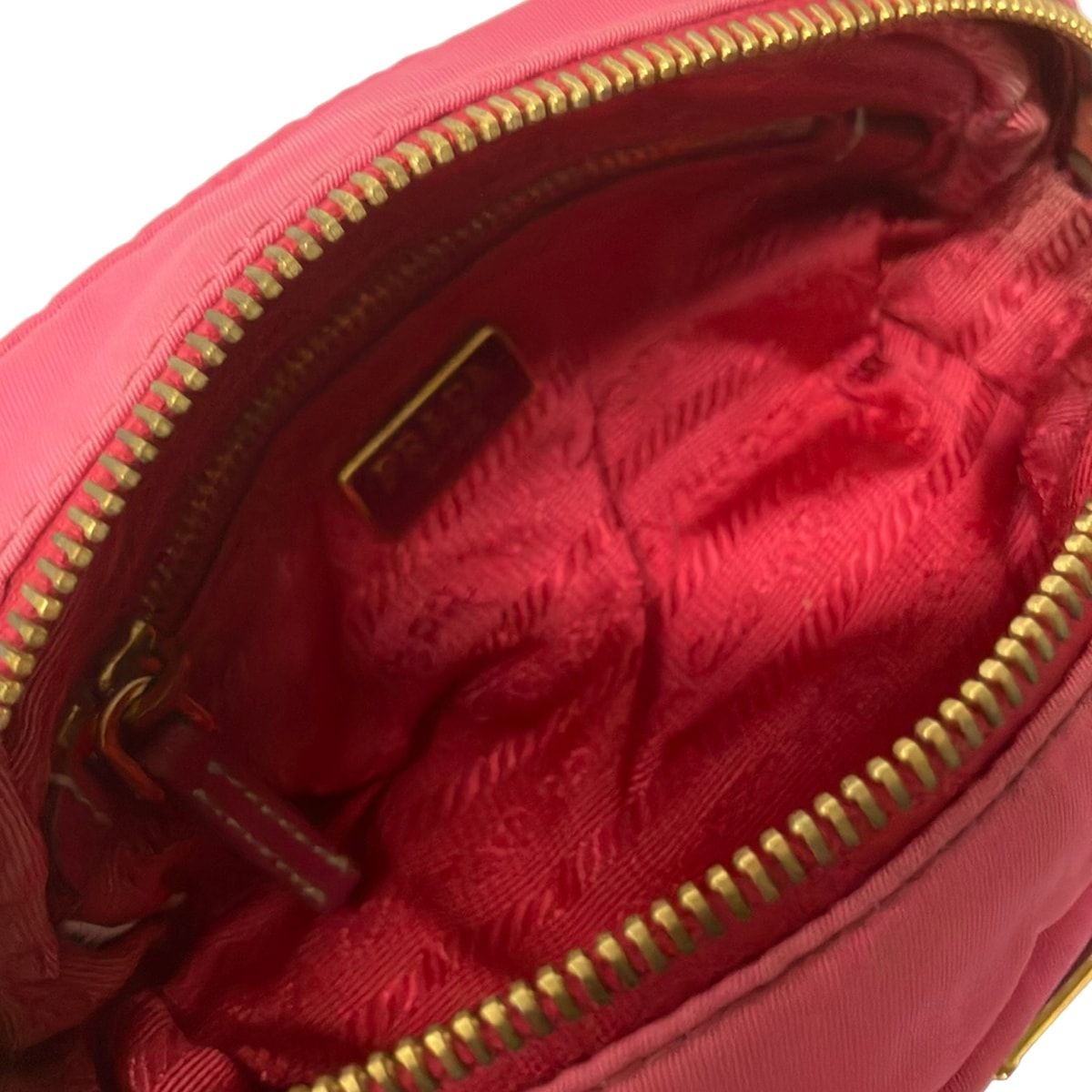Prada Pouch Pink Gold Zip Around — view 4