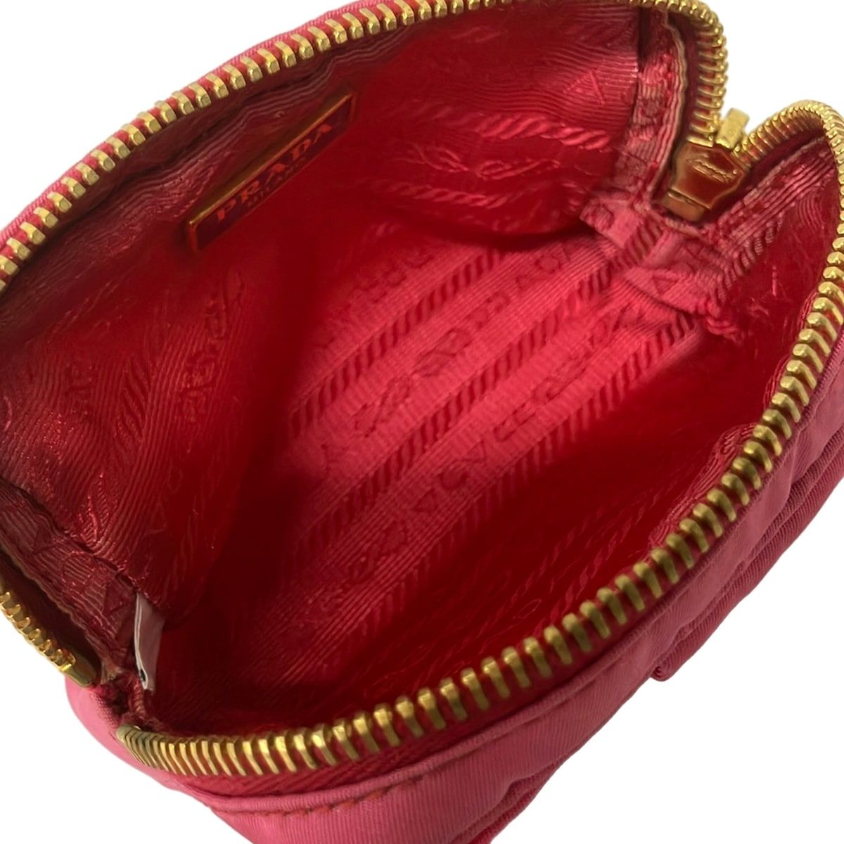 Prada Pouch Pink Gold Ribbon — view 4