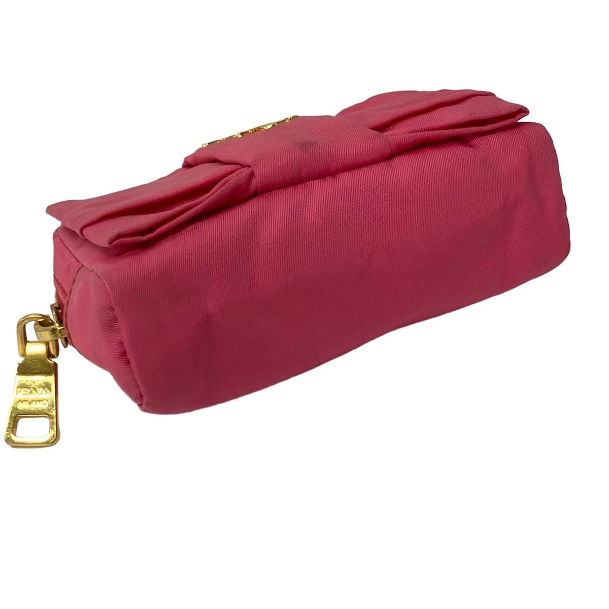 Prada Pouch Pink Gold Ribbon — view 3