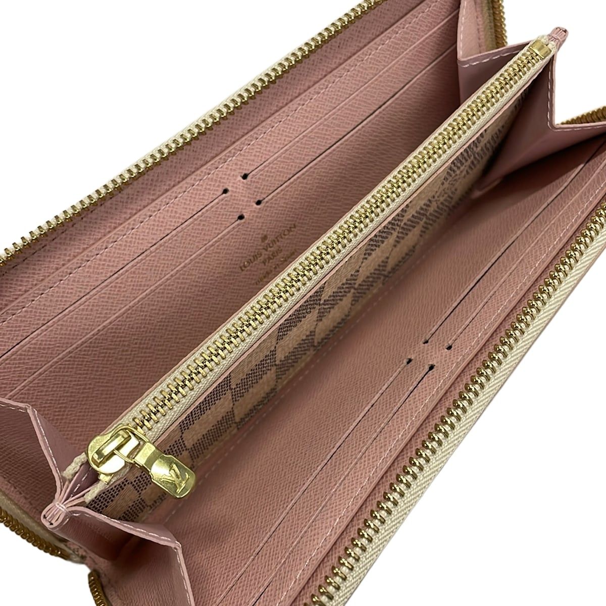 Louis Vuitton Wallet Damier Studs Portefeuille Clemence Rose Valley — view 3