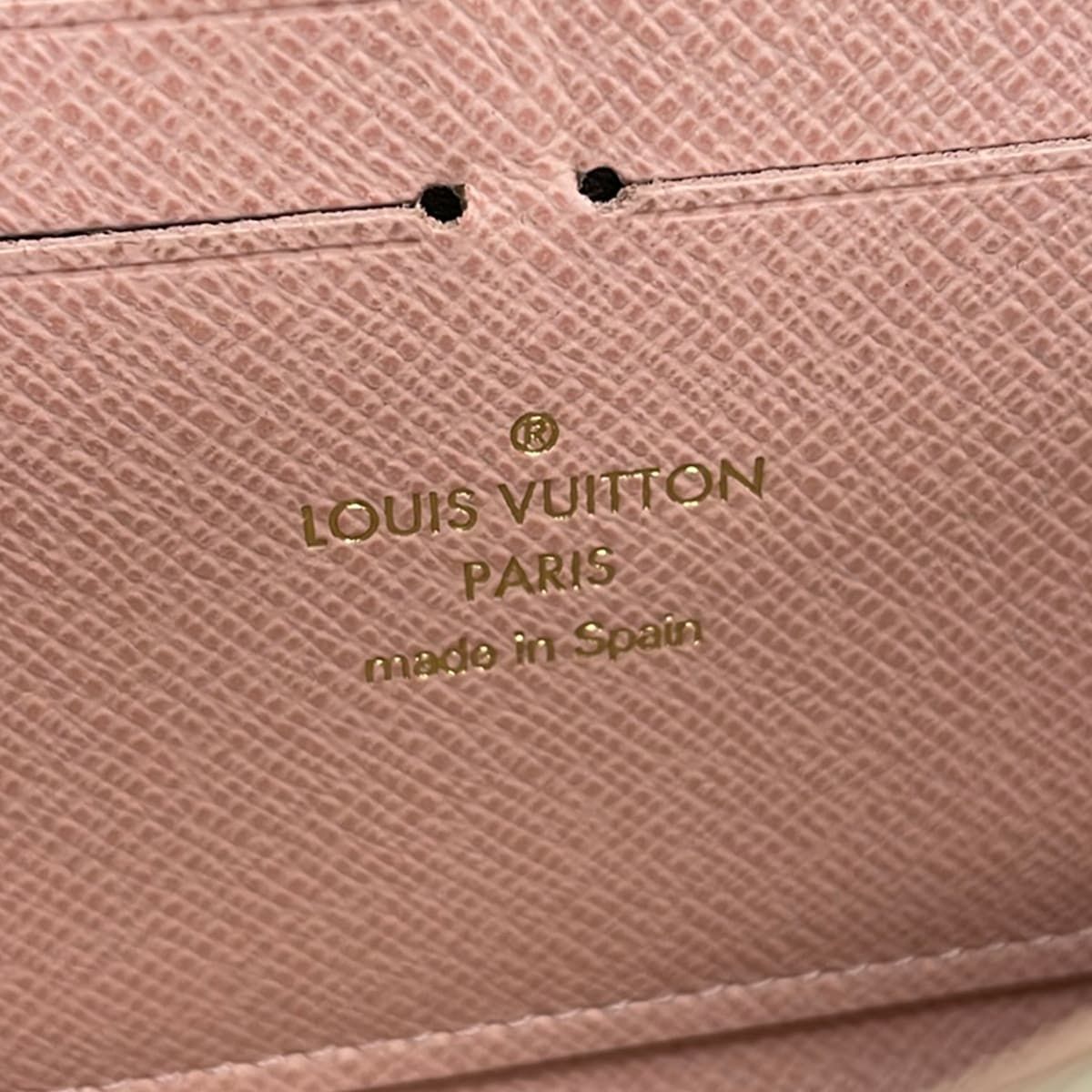 Louis Vuitton Wallet Damier Studs Portefeuille Clemence Rose Valley — view 5