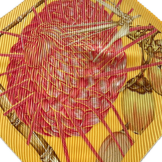 Hermes Scarf Losange Red Orange Multi