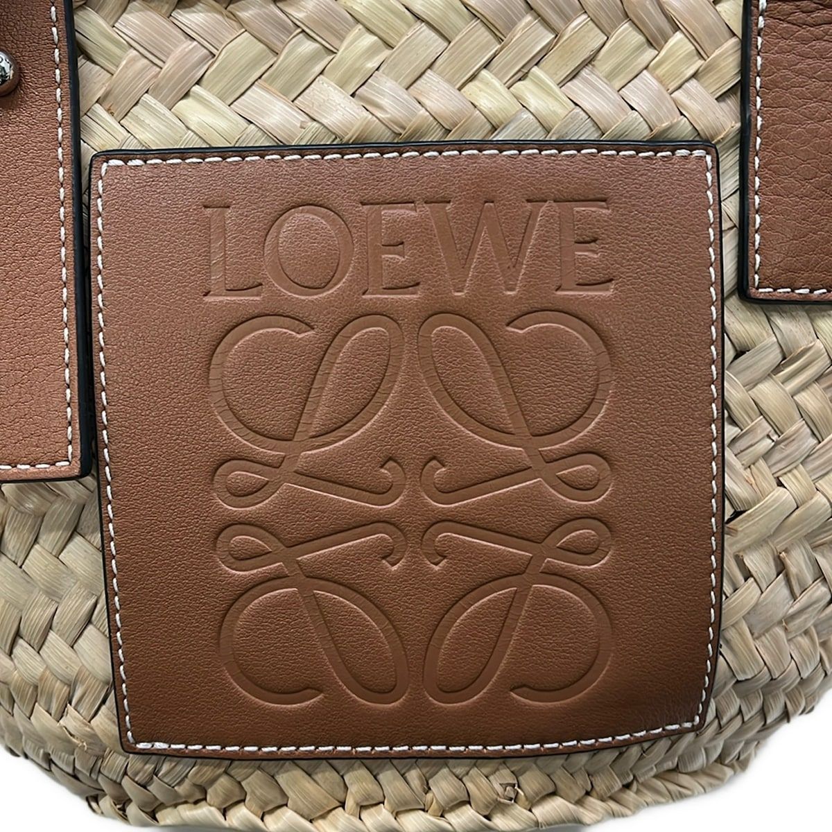 Loewe Tote Basket Natural Tan Leather — view 9