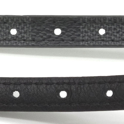 Louis Vuitton Bracelet Sign It Double 19 Damier Graphite Leather Black Color LV — view 6