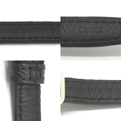 Louis Vuitton Bracelet Sign It Double 19 Damier Graphite Leather Black Color LV — view 7